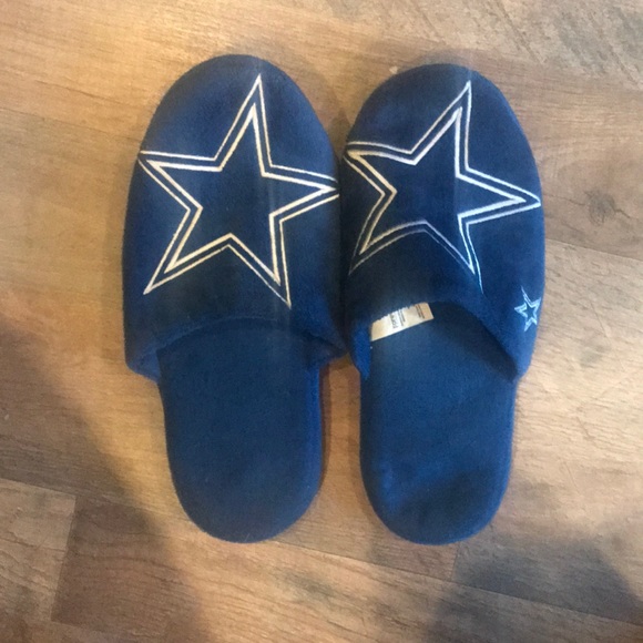 cowboys moccasin slippers